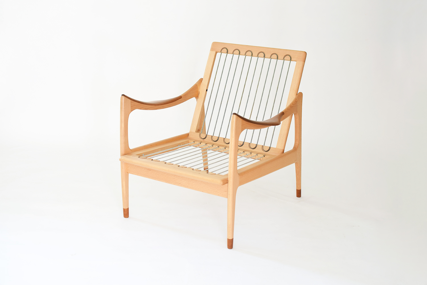 カイ・クリスチャンセンのペーパーナイフソファやグレーテ・ヤルクのイージーチェア、宮崎椅子製作所のペペソファなどの交換用ワイヤースプリング